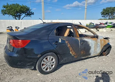 2010 Kia Forte Ex из США, поврежденный, VIN KNAFU4A26A5852506